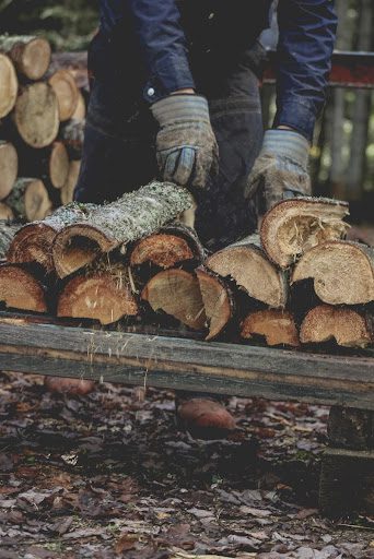 A member of a local logging company