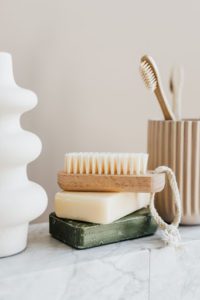 Examples of products often made with plastic that can be made with wood instead such as toothbrushes